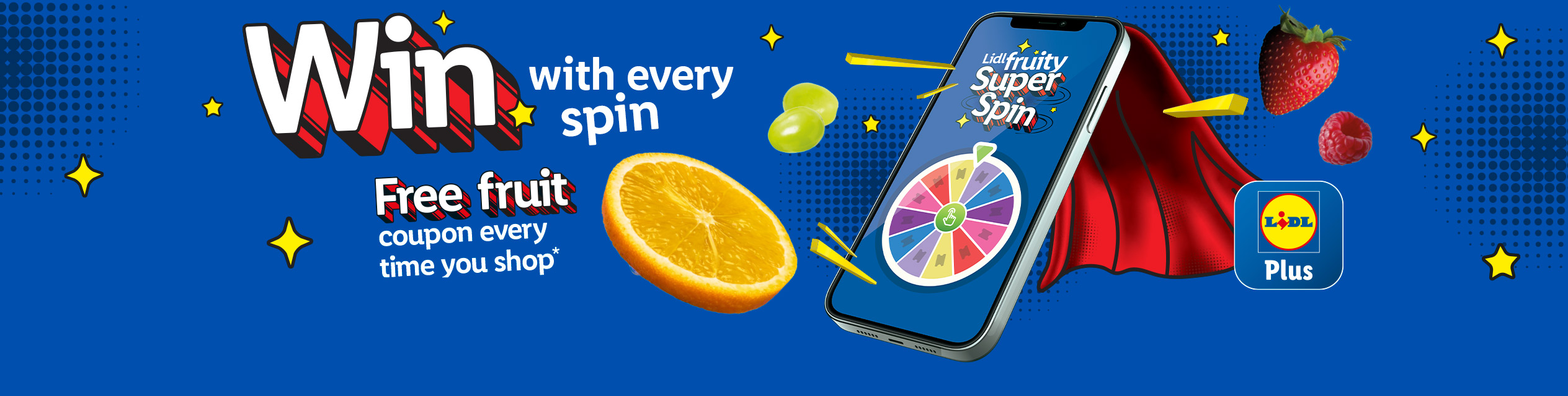 Win free fruit with Lidl Plus