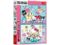2x200 piece puzzle Hello Kitty and Friends with cartoon characters and desserts.