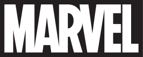 The text 'MARVEL' on a black background.