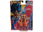 Super Saiyan God Super Saiyan Goku action figure in packaging, with a choking hazard warning.