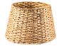 Woven natural fiber Christmas tree skirt
