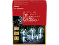 Livarno Christmas LED stake lights with snowflakes, 5-pack, cool white light.