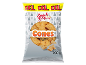 Bag of bacon and cheese flavored chips, with 'XXL Snack Day Cones' text.