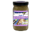 Greek style aubergine paste in a glass jar, with nutritional information and 680g.