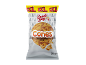 Bag of cone-shaped chips with bacon and cheese flavor, 200 g.