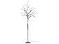 Decorative LED light tree with a black stand and branches, ideal for festive illumination.