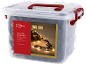 Livarno 1000 LED String Lights, warm white, 25m total length in a clear box.