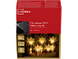 Livarno Christmas LED stake lights with stars, 5-pack, warm white light.