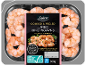 A pack of Deluxe cooked and peeled jumbo king prawns, 300g.