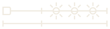 Progress bar icon with three illuminated points and a line start.