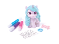 Creative set for coloring a unicorn figure with felt-tip pens and accessories