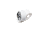 White silicone bicycle light with LED
