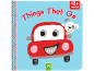 Baby book 'Things That Go' with a red car and a puppy, 12+ months.
