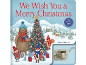 We Wish You a Merry Christmas wind-up sound book with festive illustrations.