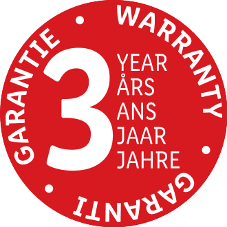 3-year warranty seal
