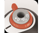Pressure cooker control dial with steaming, vegetables, and power icons.