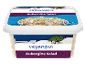 Aubergine salad in a 250g package with a Greek-style design.
