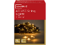 Livarno 40 LED Amber String Lights, battery-operated, for indoor use.