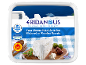 Feta cheese in brine, matured in wooden barrels, with olives and herbs, 800 g.