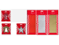 Christmas gift tags and colorful tissue paper for gift wrapping.