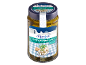 Jar of Greek style cheese cubes with herbs in oil, 350g.