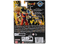 Cartoon character action figures, packaging with warnings and recycling information.