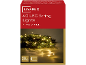 Livarno 40 LED String Lights, warm white, with battery icon and 40x LED icon