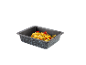 Baking pan with corn on the cob and spices