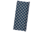 Blue, white, and green plaid wrapping paper