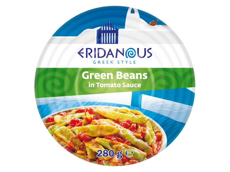 Greek-style green beans in tomato sauce, 280g
