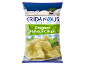Oregano flavour crisps in a packet with a Greek landscape background, 200g.