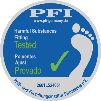 PFI seal: Harmful substances, fitting tested, 2601L524051.