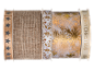 Set of Christmas ribbons: stars, burlap, gifts, snowflakes, and 