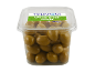 400g pack of whole green olives with a green label