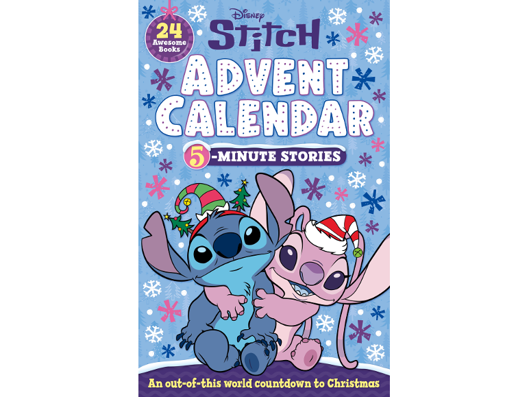 Christmas advent calendar with 24 books featuring 5-minute stories.