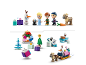 Toy figures of fairytale characters and Christmas accessories.