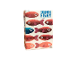Party card game with fish motifs on the packaging.