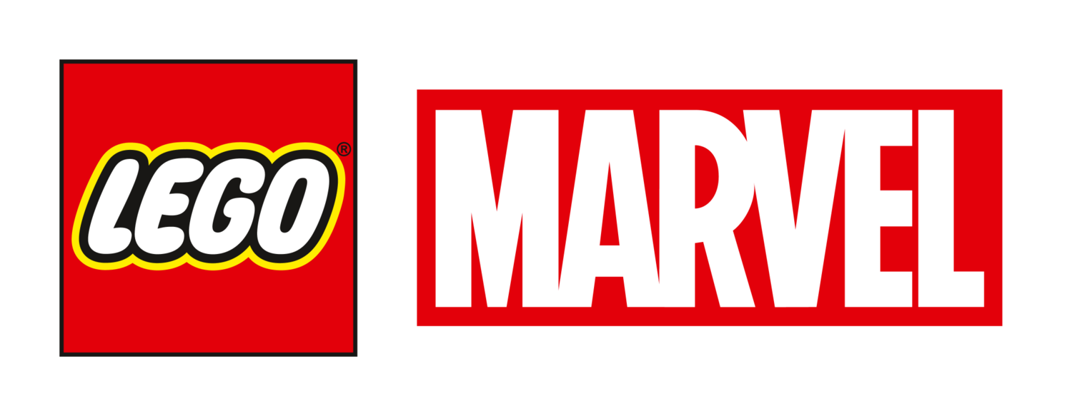 Logos of two companies on a black background