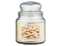 Vanilla & sugar scented candle with crescent-shaped cookies