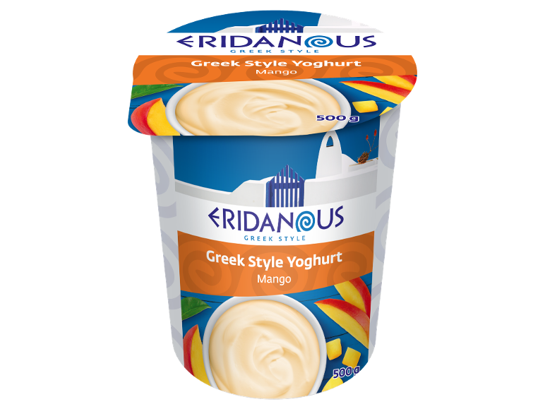 Greek style yoghurt with mango, 500g