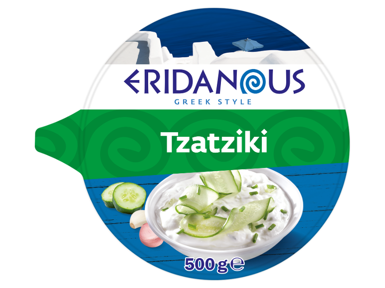 Greek style tzatziki with cucumbers and garlic, 500g