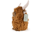 Plush highland cow doorstop