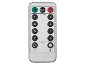 Remote control with ON/OFF, timer, modes 1-8, and dimming functions.