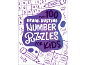 Cover of a children's number puzzle book in purple colors.