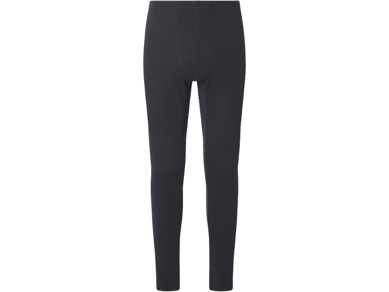 Men's dark grey thermal leggings.