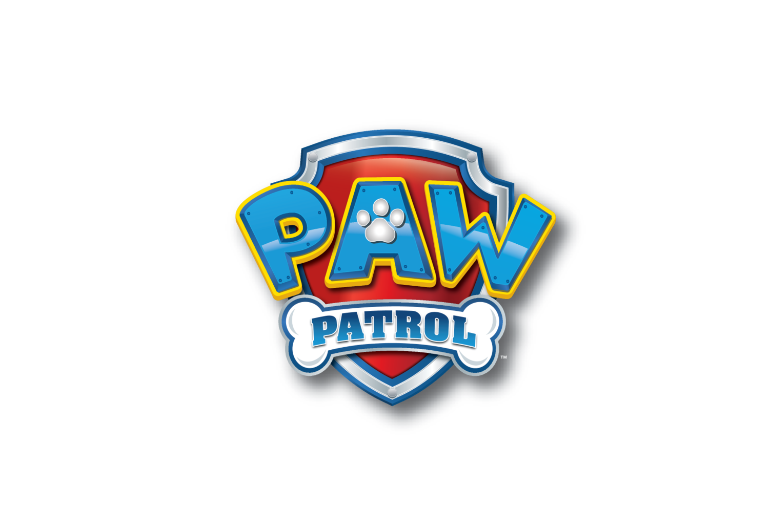 Seal logo with the text „PAW PATROL”.