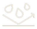 Water-resistant or water-repellent symbol with drops and an upward arrow.