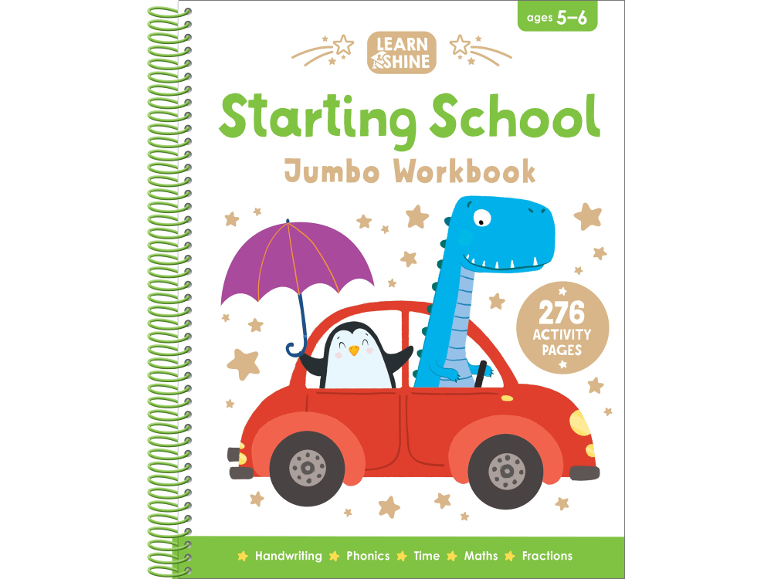 Children's workbook Starting School with 276 activity pages.
