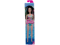 Doll in a swimsuit with a flamingo design, packaged against a pool background.