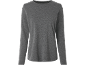 Dark grey long-sleeved top